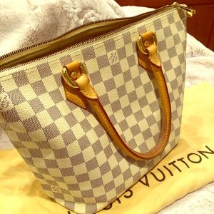 100% Authentic Louis Vuitton Damier Azur Saleya
